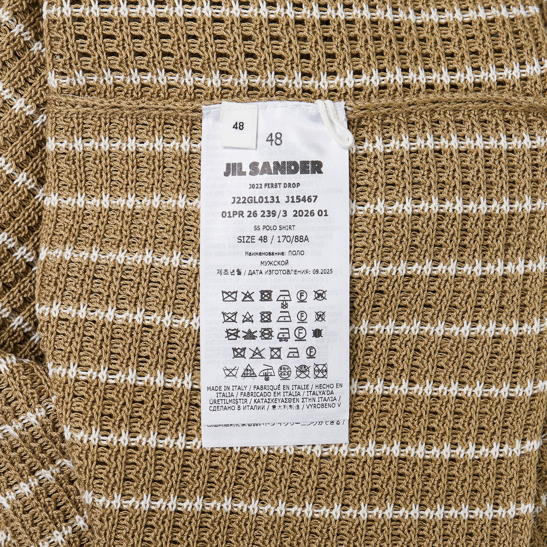 Cotton Lace Polo Shirt