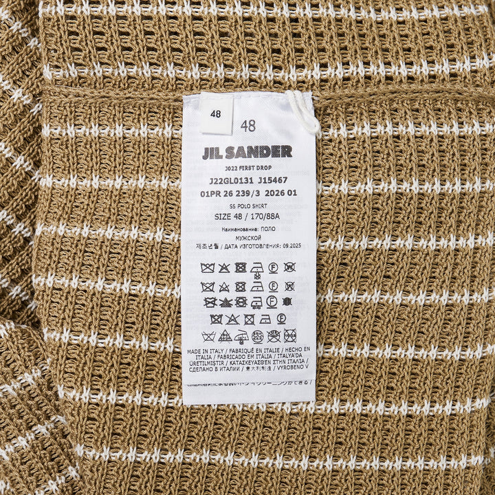 Cotton Lace Polo Shirt
