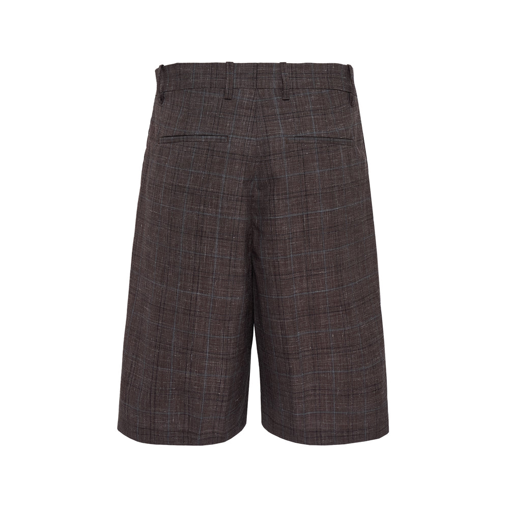 Jil Sander Wool Linen Trouser Shorts - view 2