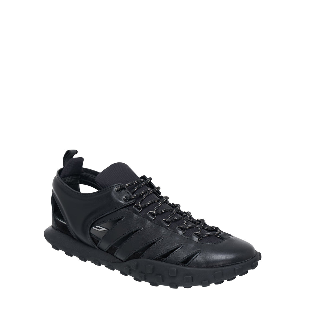 Sneaker Oily Calf Ripstop