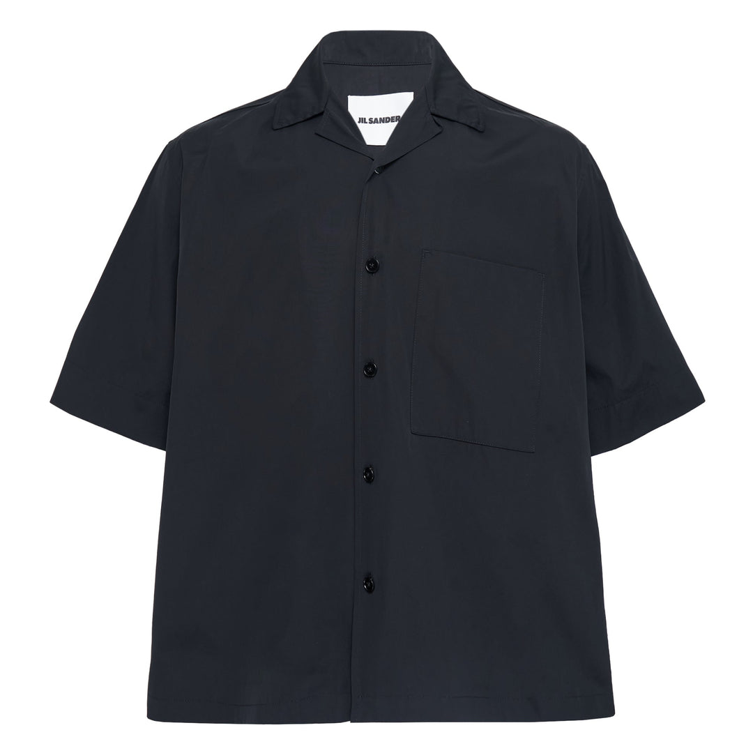 Glass Finished Poplin Shirt