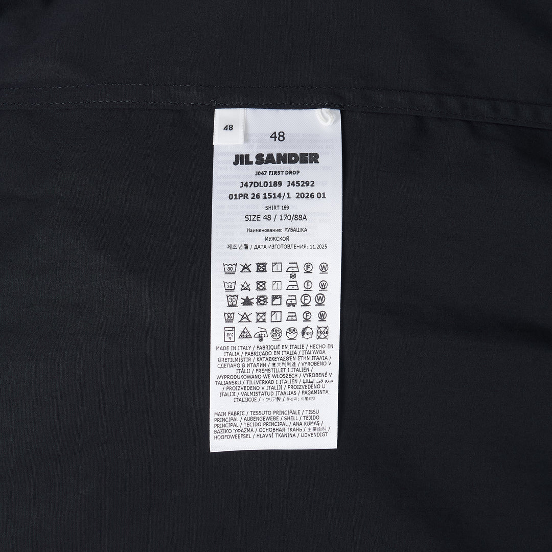 Glass Finished Poplin Shirt