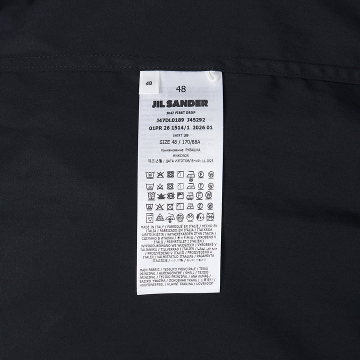 Glass Finished Poplin Shirt