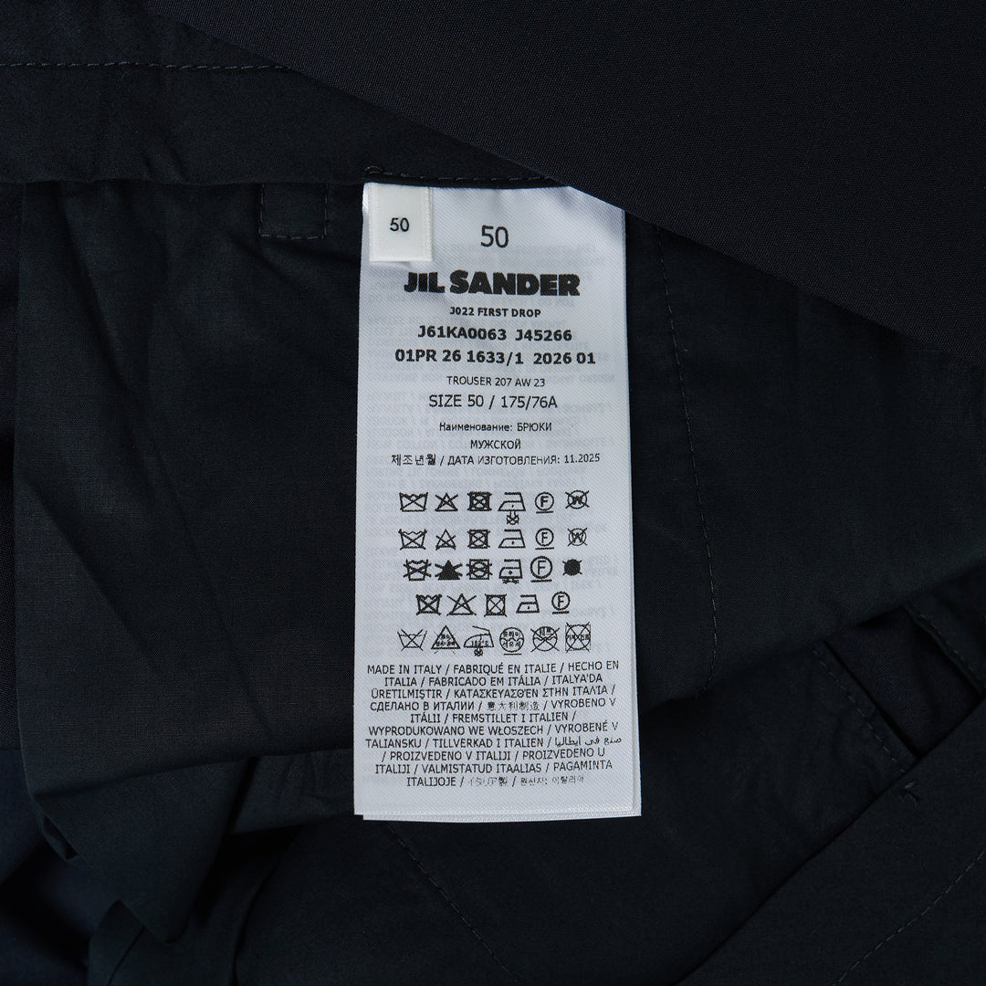 Jil Sander Cotton Trousers – Available at Club 21, Official Retailer in Singapore, Malaysia & Thailand with Global Shipping Online