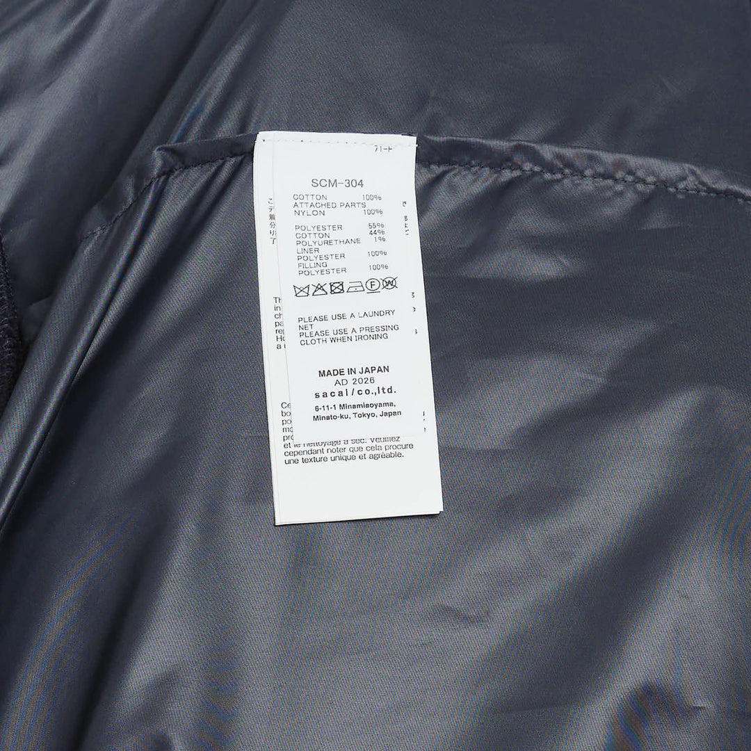 sacai Denim x Nylon Twill Jacket – Available at Club 21, Official Retailer in Singapore, Malaysia & Thailand with Global Shipping Online