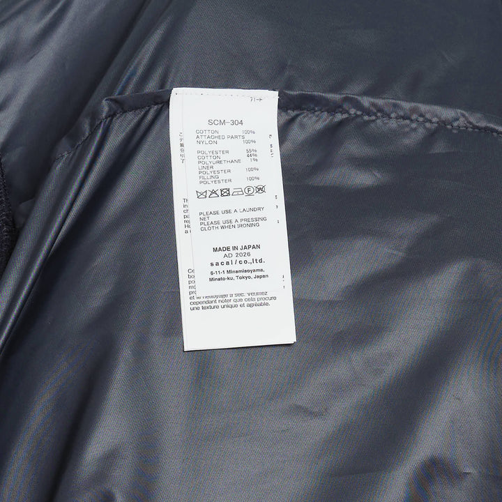 sacai Denim x Nylon Twill Jacket – Available at Club 21, Official Retailer in Singapore, Malaysia & Thailand with Global Shipping Online