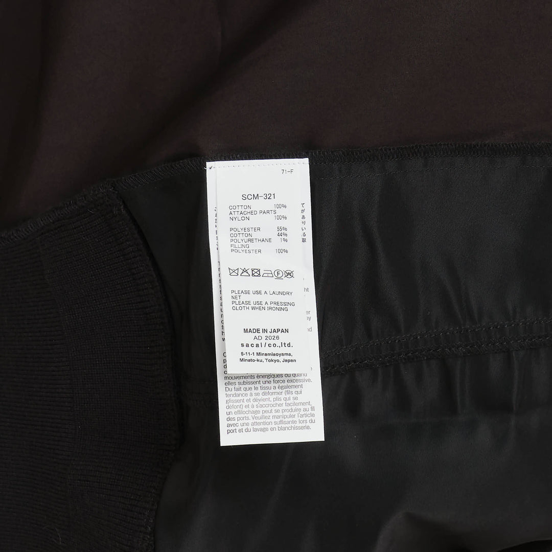 sacai Cotton Poplin Shirt – Available at Club 21, Official Retailer in Singapore, Malaysia & Thailand with Global Shipping Online
