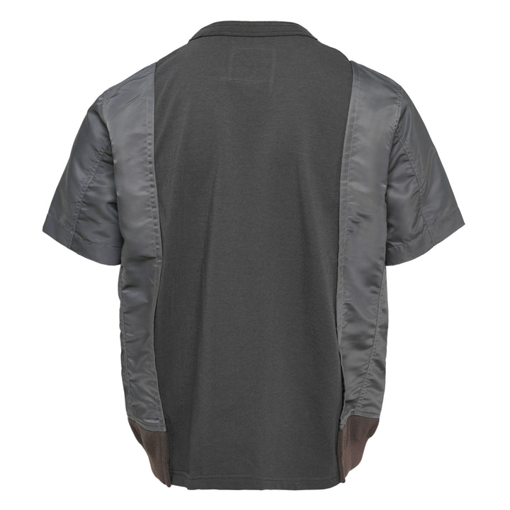 sacai Nylon Twill x Cotton Jersey Tee – Available at Club 21, Official Retailer in Singapore, Malaysia & Thailand with Global Shipping Online