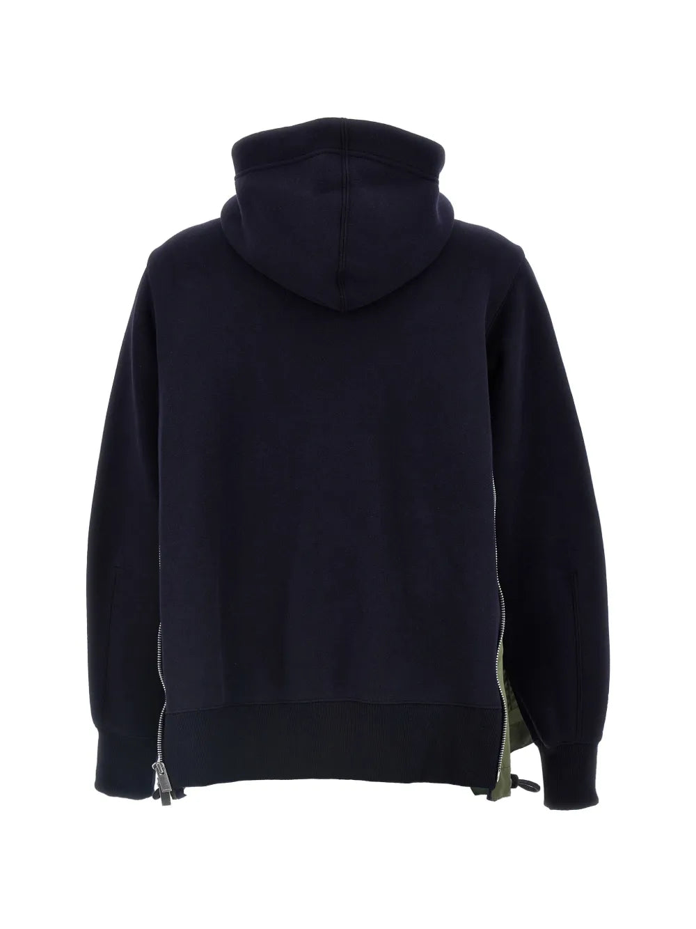 sacai Sponge Sweat x Nylon Twill Hoodie - view 2