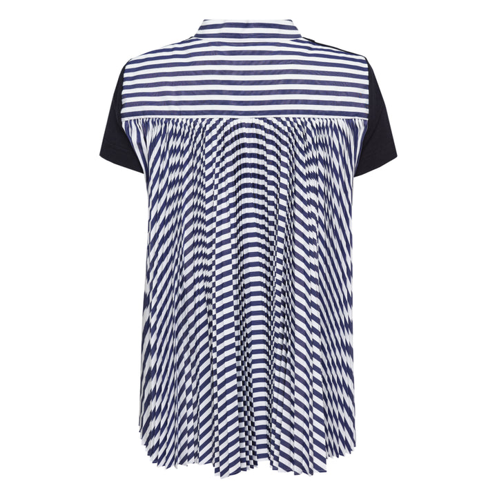 sacai Cotton Poplin x Cotton Jersey Tee – Available at Club 21, Official Retailer in Singapore, Malaysia & Thailand with Global Shipping Online