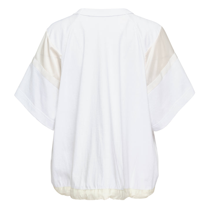 sacai Satin x Cotton Jersey T-Shirt – Available at Club 21, Official Retailer in Singapore, Malaysia & Thailand with Global Shipping Online