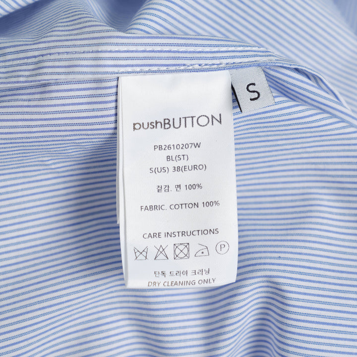 Blue Stripe Slip Layered Shirt