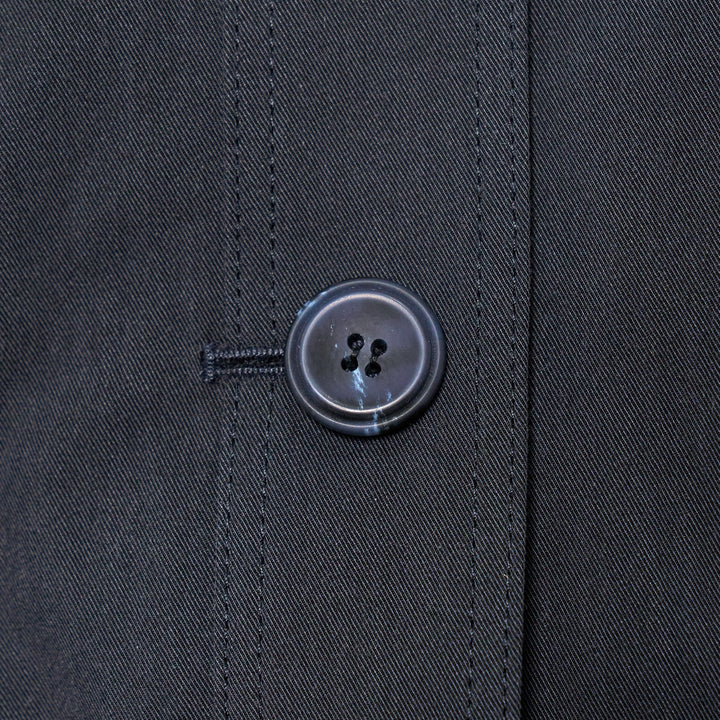 Navy Signature Cropped Trucker