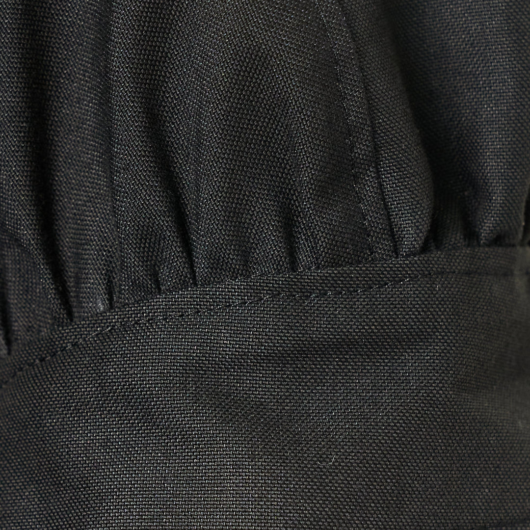 Black Signature Asymmetric Blouse