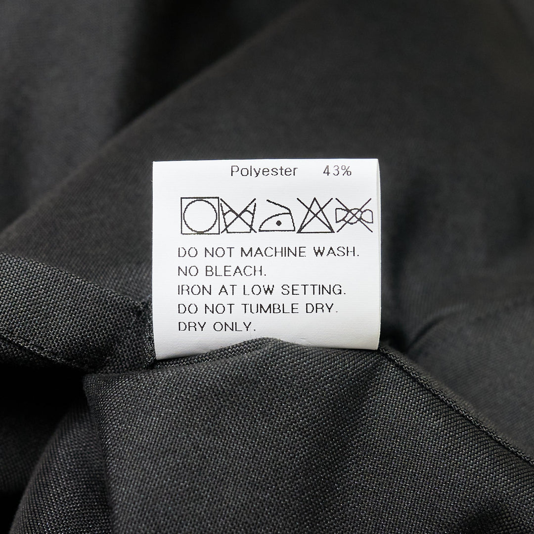 Black Signature Asymmetric Blouse