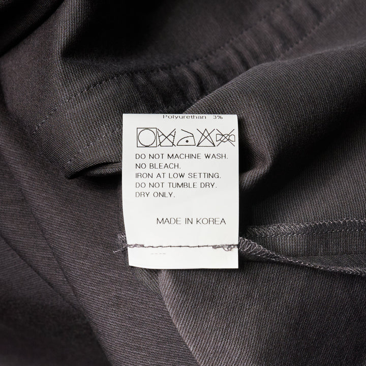 Gray Ponte Drawstring Detail T-Shirt