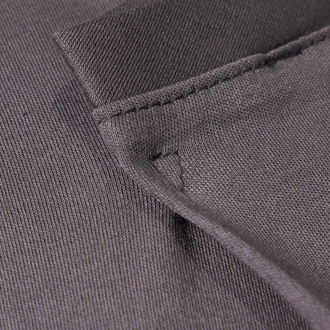 Gray Ponte Front T-Shirt