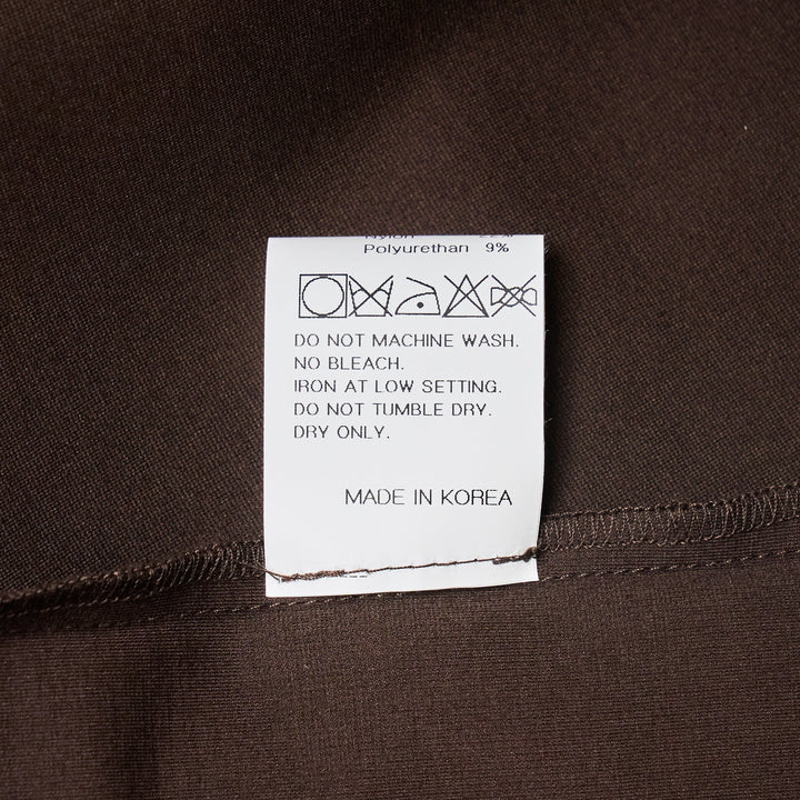 Brown Ponte Layered T-Shirt