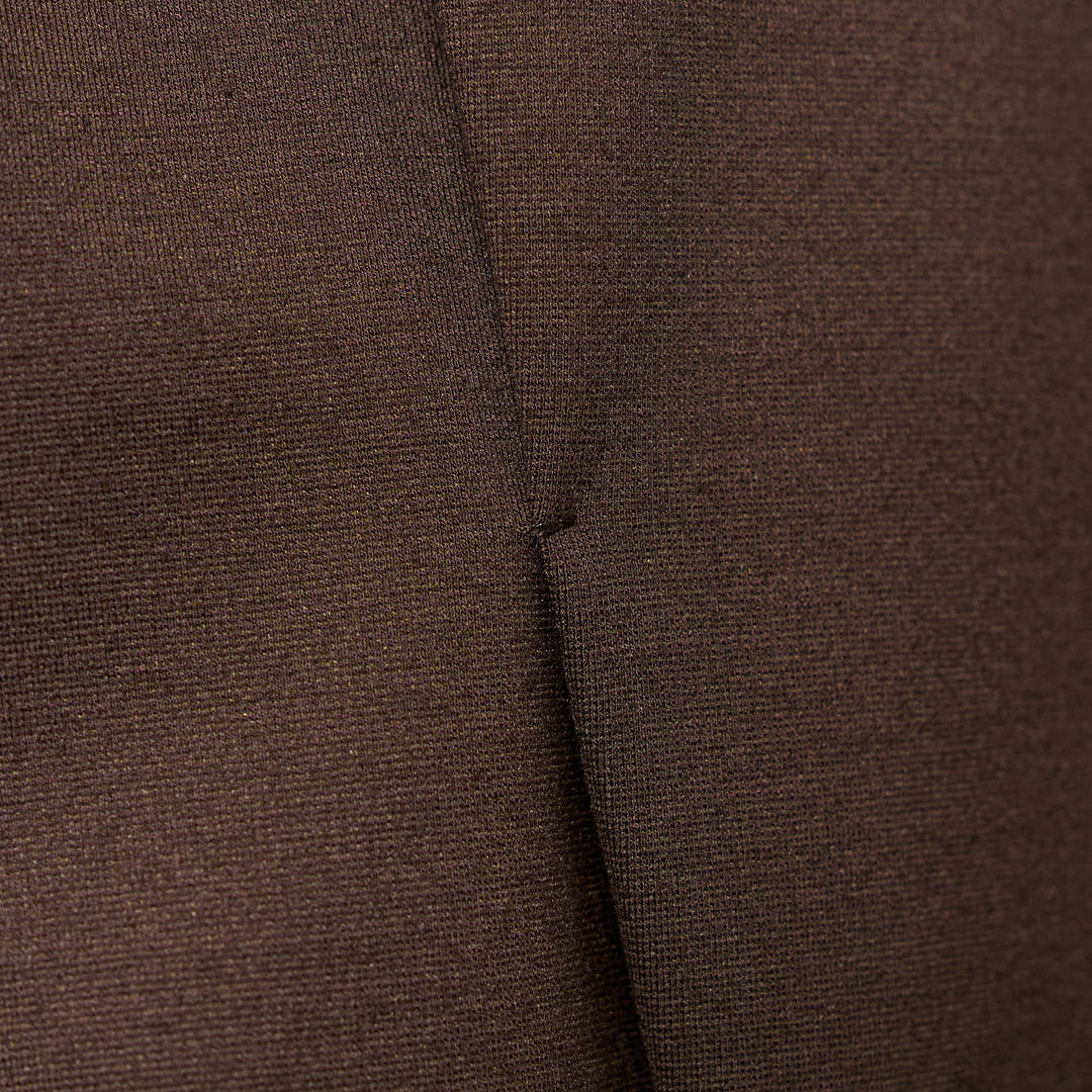 Brown Ponte T-Shirt