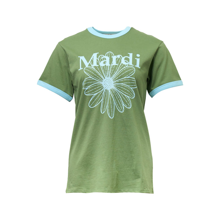 Slim Ringer Tshirt Flower