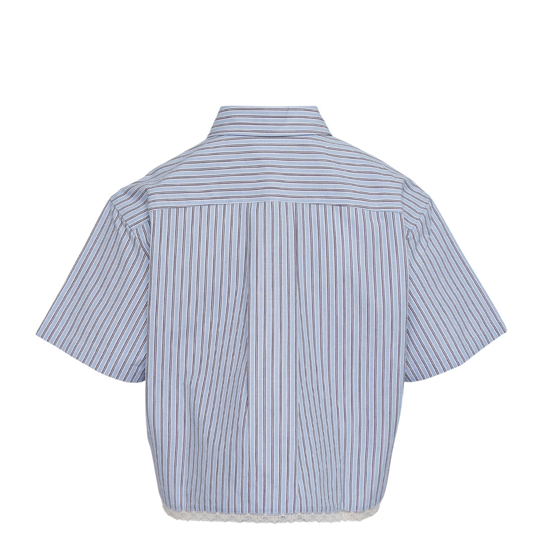 Cotton Cropped Half Sleeve Shirt