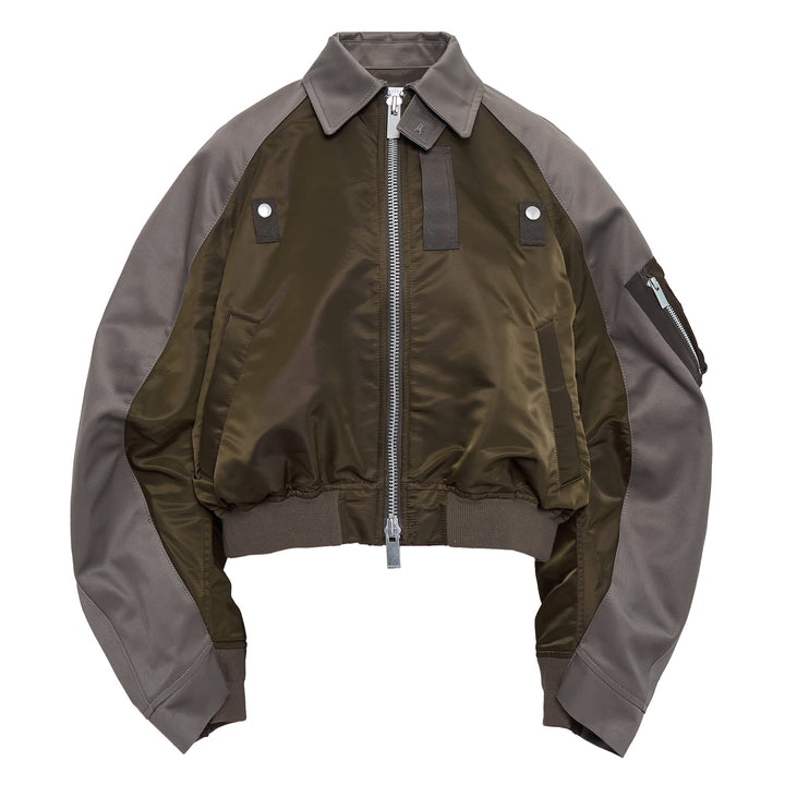 Cotton Chino x Nylon Twill Blouson