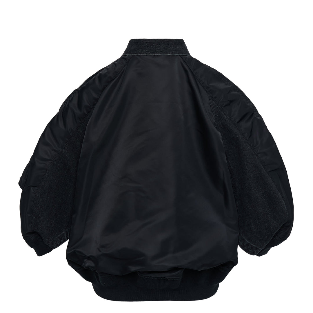 Denim x Nylon Twill Jacket