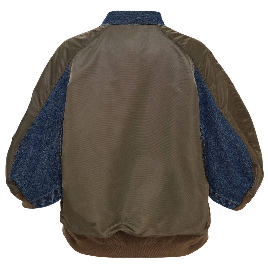Denim x Nylon Twill Jacket
