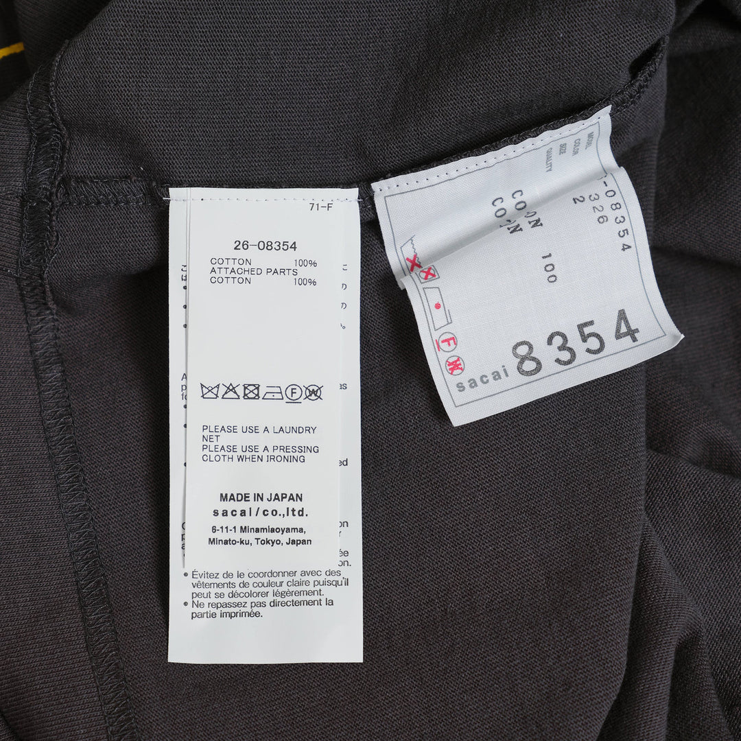 sacai Cotton Jersey T-Shirt