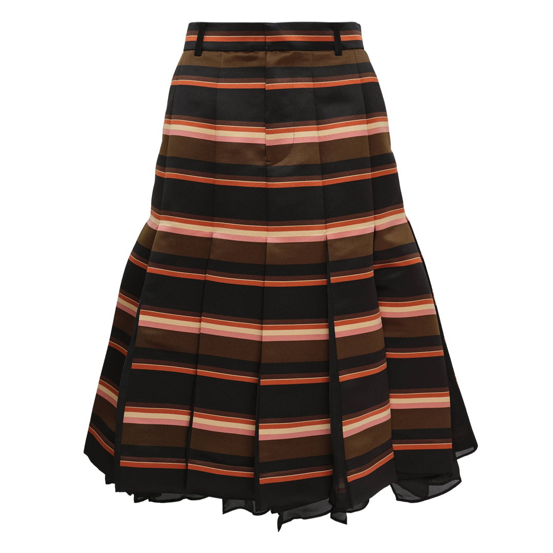 Horizontal Stripe Skirt