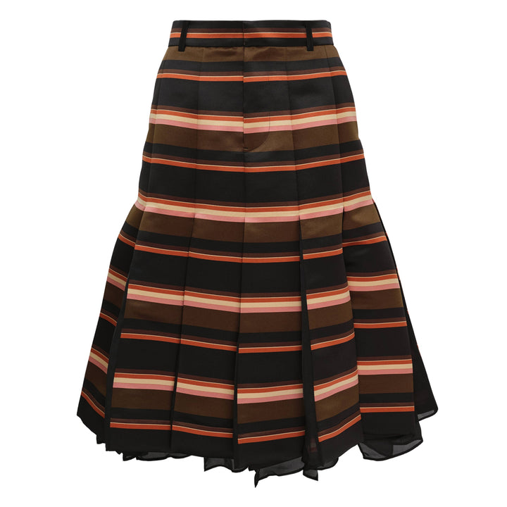 Horizontal Stripe Skirt