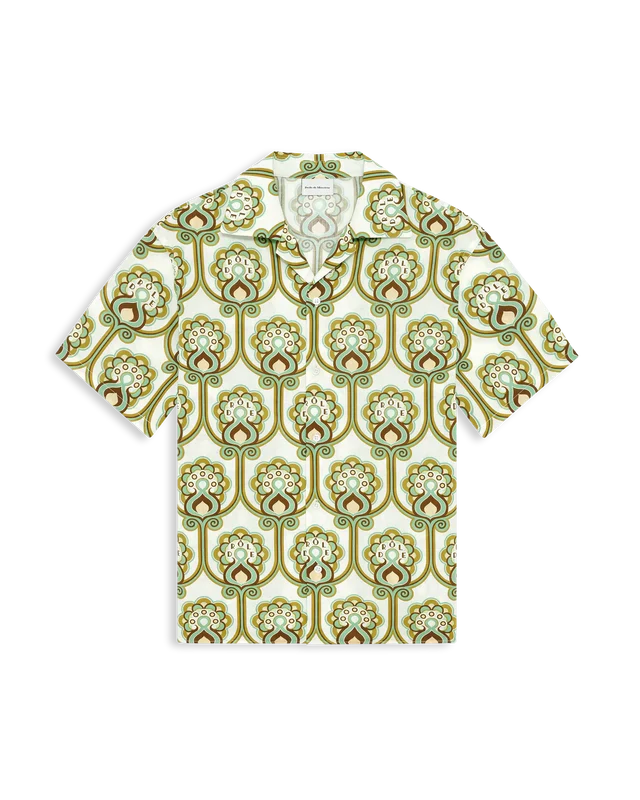 Floral Tapestry Linen Shirt