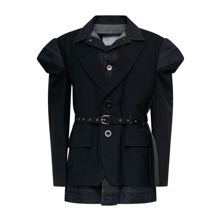 sacai Suiting x Denim Jacket – Available at Club 21, Official Retailer in Singapore, Malaysia & Thailand with Global Shipping Online