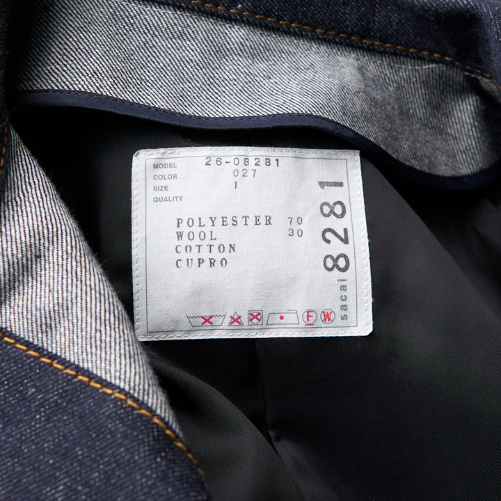 sacai Suiting x Denim Jacket – Available at Club 21, Official Retailer in Singapore, Malaysia & Thailand with Global Shipping Online