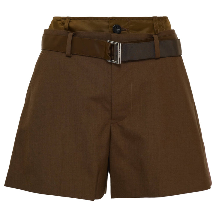 Suiting x Nylon Twill Shorts