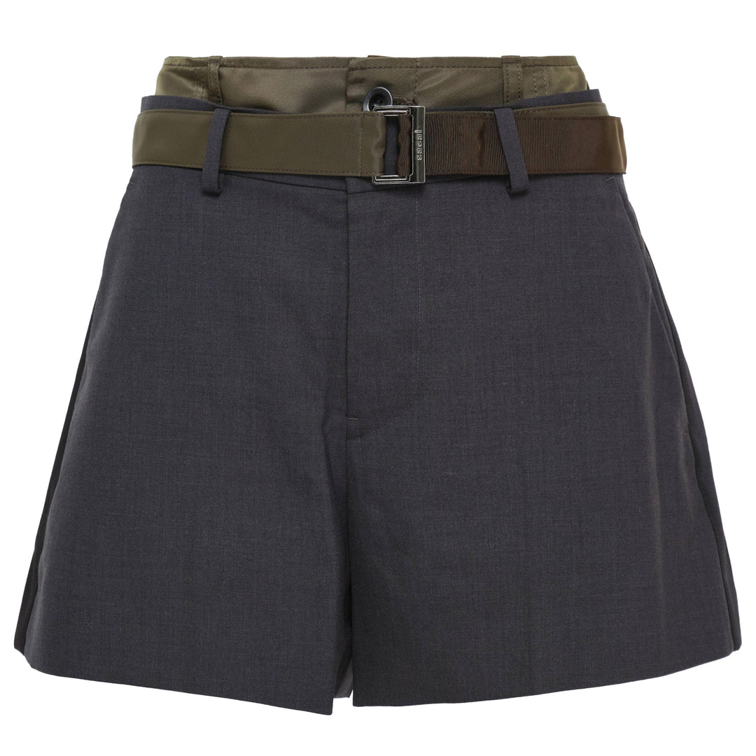 Suiting x Nylon Twill Shorts