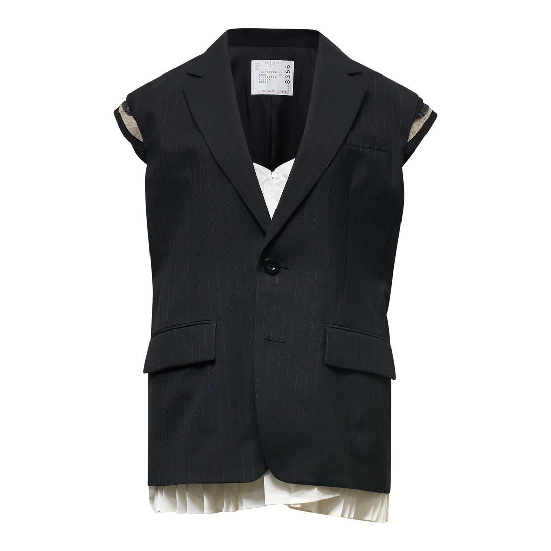 Chalk Stripe Vest