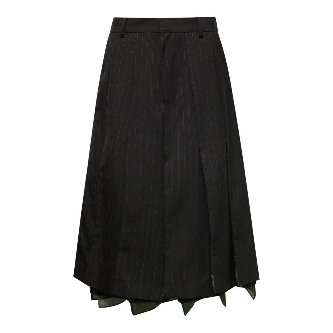 Chalk Stripe Skirt