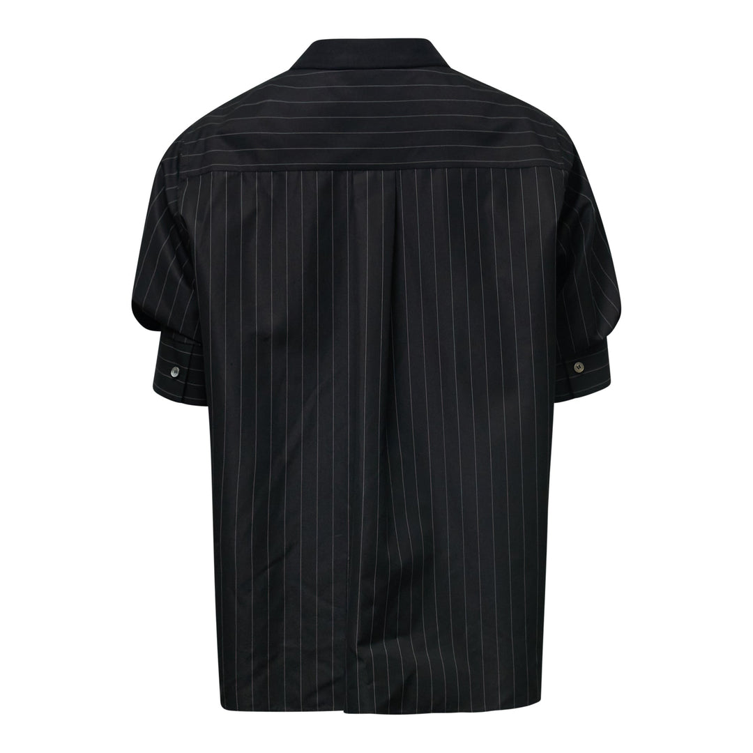 Chalk Stripe x Cotton Knit Cardigan