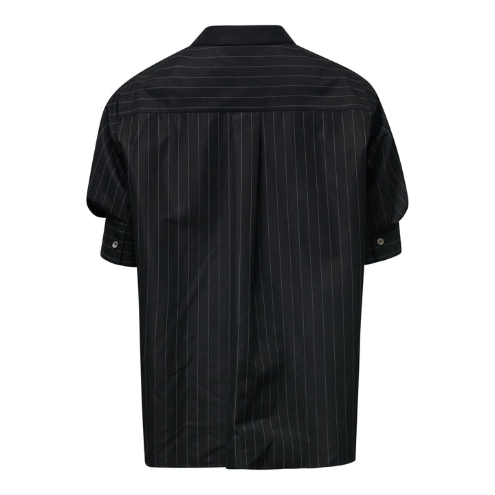 Chalk Stripe x Cotton Knit Cardigan