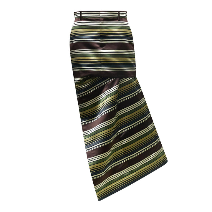 Horizontal Stripe Skirt