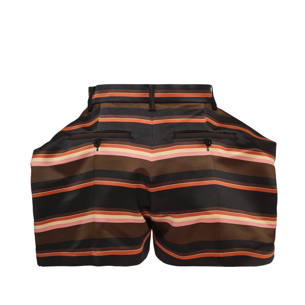 sacai Horizontal Stripe Shorts - view 2