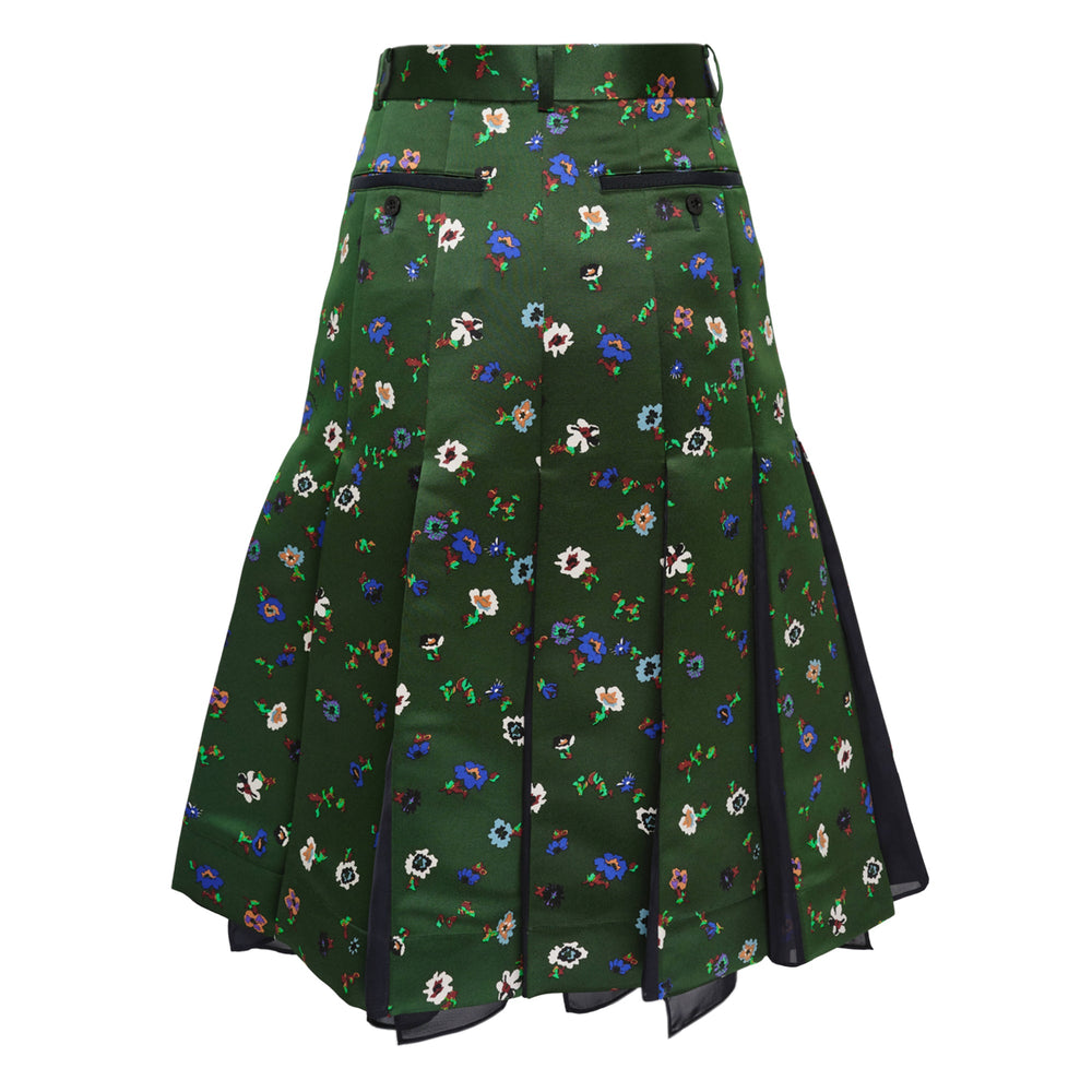 sacai Floral Print Skirt - view 2