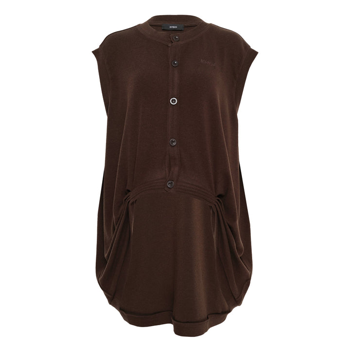 Front Tuck-In-Drape Sleeveless