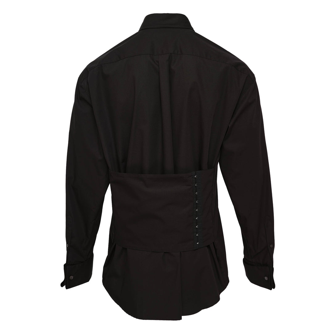 Loose Fit Waist Tightening Shirt
