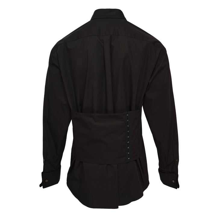 Loose Fit Waist Tightening Shirt