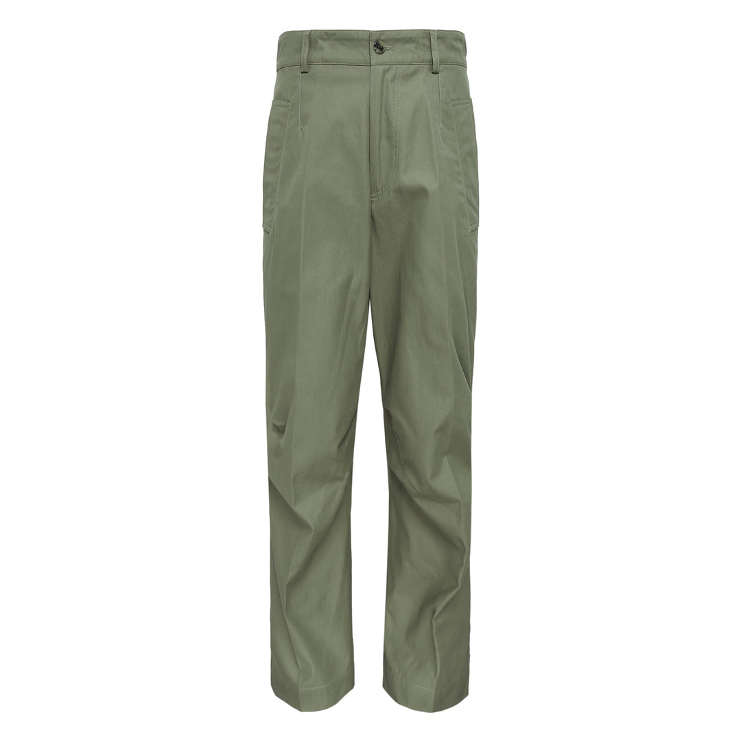 Regular Fit Pleated Pants
