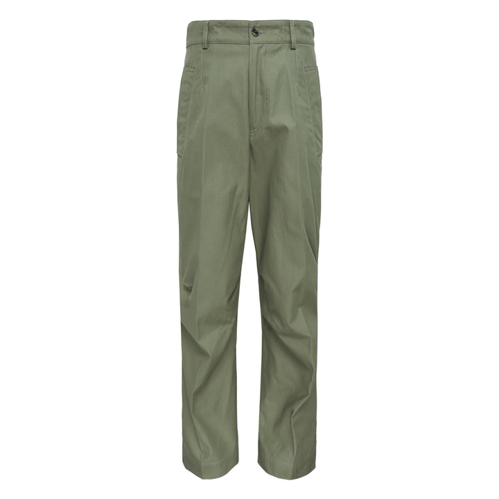 Regular Fit Pleated Pants