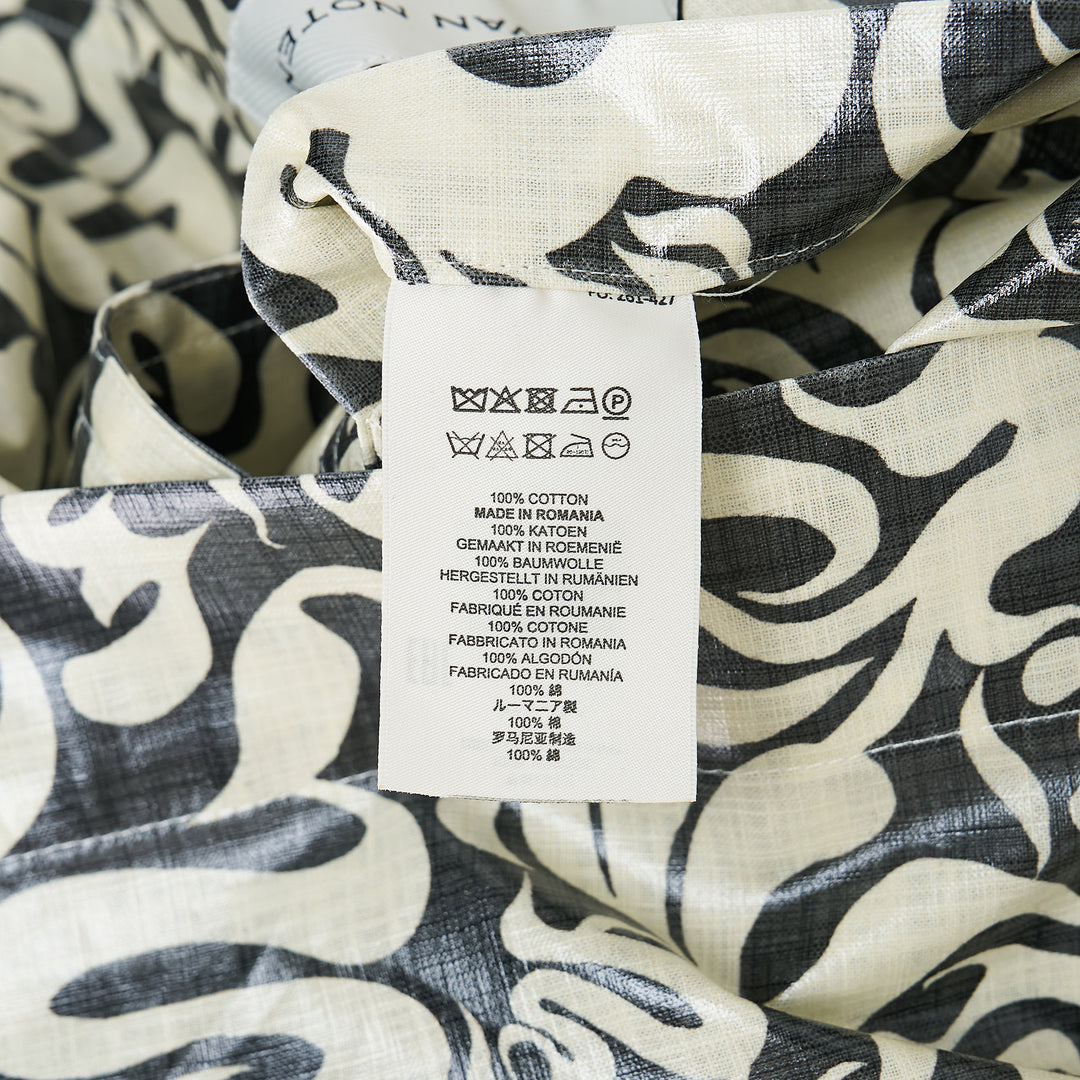 Dries Van Noten Squiggle Print Coated Cotton Coat – Available at Club 21, Official Retailer in Singapore, Malaysia & Thailand with Global Shipping Online