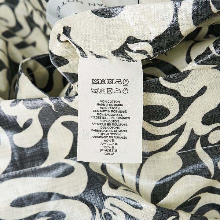 Dries Van Noten Squiggle Print Coated Cotton Coat – Available at Club 21, Official Retailer in Singapore, Malaysia & Thailand with Global Shipping Online